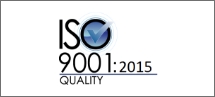 2015 ISO award for quality management system logo